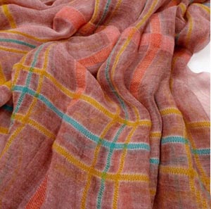 British style plaid cotton linen amphibious scarf silk scarves wholesale