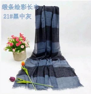 Joker satin scarf color painting restoring ancient ways wholesale