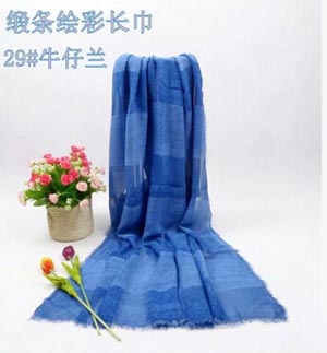 Joker satin scarf color painting restoring ancient ways wholesale