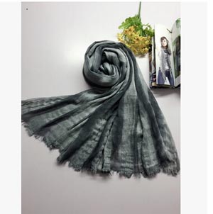 Literary pure fresh tie-dyed striped cotton female long shawl wholesale