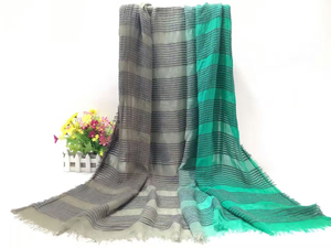 Double color female stitching cotton scarf wholesale