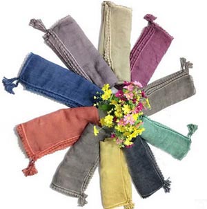 Female cotton manual lace changed scarf wholesale