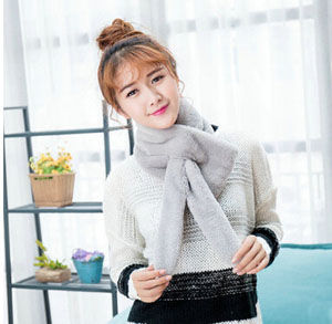 Small warm scarf female lamb imitation rabbit fur scarf wholesale
