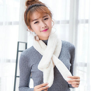 Small warm scarf female lamb imitation rabbit fur scarf wholesale