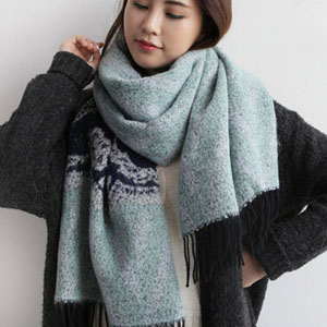 Jacquard female imitation cashmere scarf wholesale