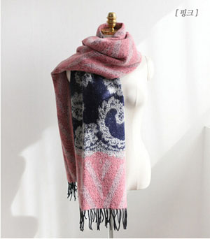 Jacquard female imitation cashmere scarf wholesale
