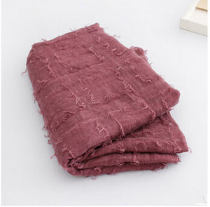 Thermal dye hair squares pure color cotton scarf wholesale