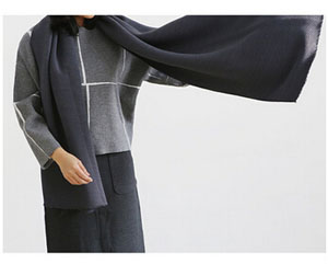 Crushed pure color female long imitation cashmere shawl wholesale