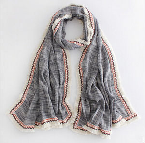 National wind edge cotton multi-function scarf wholesale