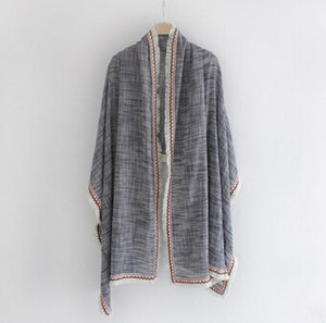 National wind edge cotton multi-function scarf wholesale