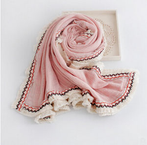 National wind edge cotton multi-function scarf wholesale