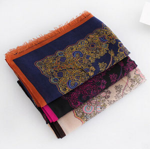 Large suet velvet multifunctional women scarves wholesale