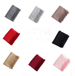 Pure color female imitation cashmere scarf wholesale