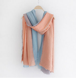 Layer splicing cotton literary scarf female shawl wholesale