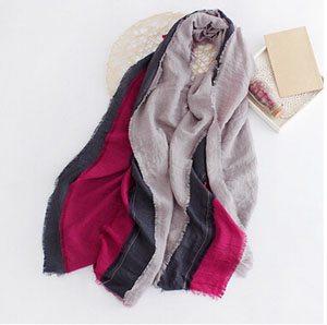 Layer splicing cotton literary scarf female shawl wholesale