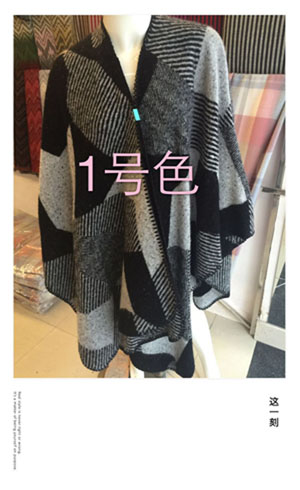 Female acrylic cloak scarf wholesale