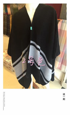 Female colour mixture cloak scarf wholesale