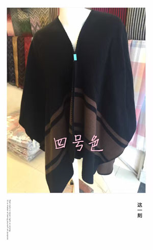 Female colour mixture cloak scarf wholesale
