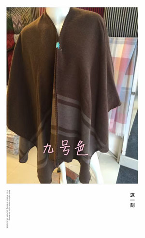 Female colour mixture cloak scarf wholesale