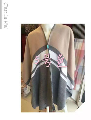 Female stripe pattern cloak scarf wholesale