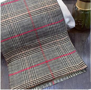Female grid cashmere scarf wholesale