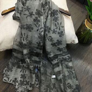 Silk female embroidery thin wool scarves wholesale