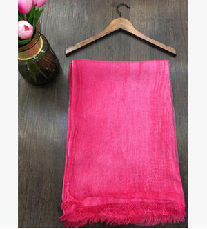 Double mulberry silk monochrome scarf wholesale