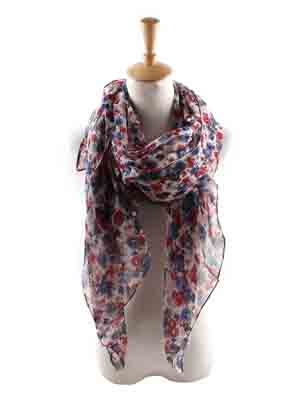 Wholesale Print Bali yarn scarf