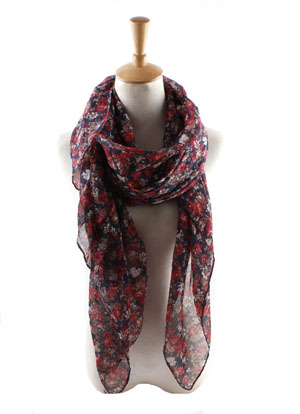 Wholesale Print Bali yarn scarf
