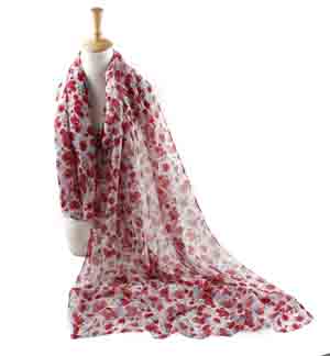 Wholesale Print Bali yarn scarf