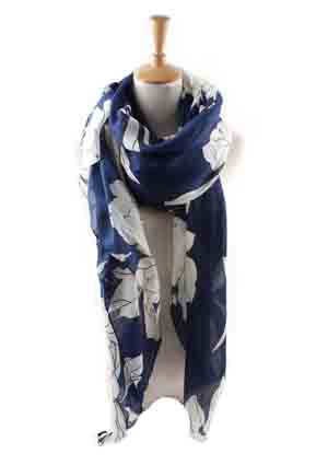 wholesale peony flowers thick cotton scarf