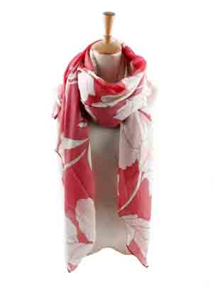 wholesale peony flowers thick cotton scarf