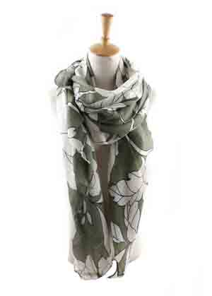 wholesale peony flowers thick cotton scarf
