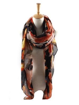China Twill Printed Cotton Scarf