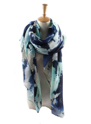 China Twill Printed Cotton Scarf