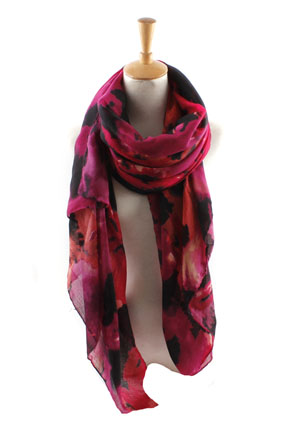China Twill Printed Cotton Scarf