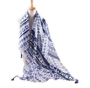wholesale striped polyester scarves