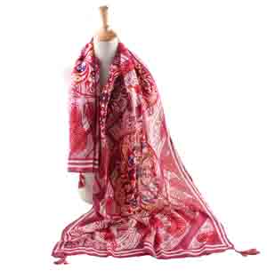 wholesale striped polyester scarves