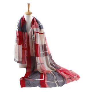Wholesale lattice Bali yarn scarf