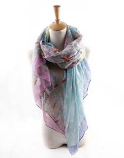 Wholesale leaves Bali yarn scarves