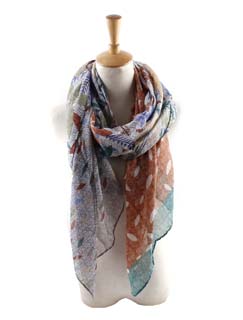 Wholesale leaves Bali yarn scarves