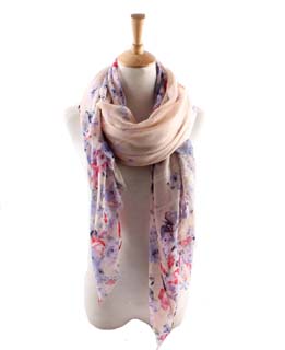 Wholesale Peony Polyester Scarf