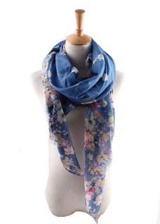 Wholesale Peony Polyester Scarf