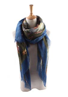 Wholesale feather polyester scarf