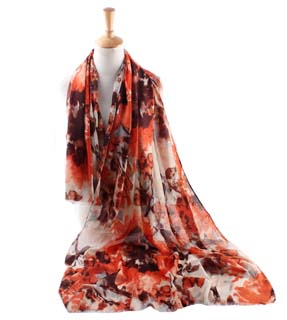 Wholesale large flower scarf scarf