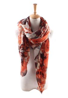 Wholesale large flower scarf scarf