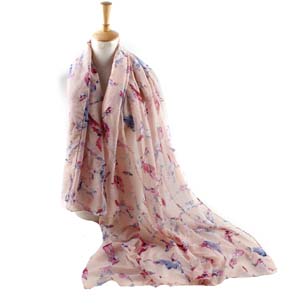 Wholesale small broken flower Bali yarn scarf