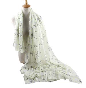Wholesale small broken flower Bali yarn scarf