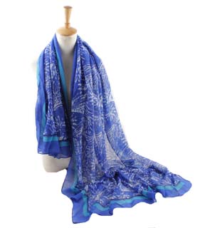 Wholesale small broken flower Bali yarn scarf