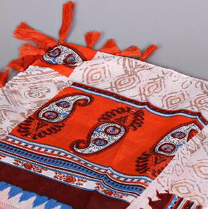 Color matching cashew female scarf wholesale